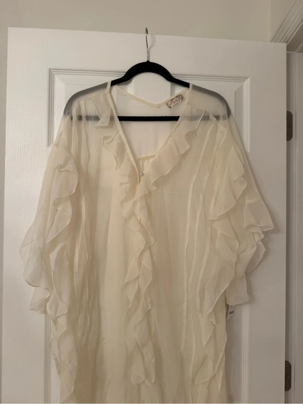 Free People Winter Valley Kimono Ivory